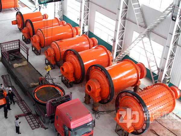 不同型號的球磨機 不同型號的球磨機