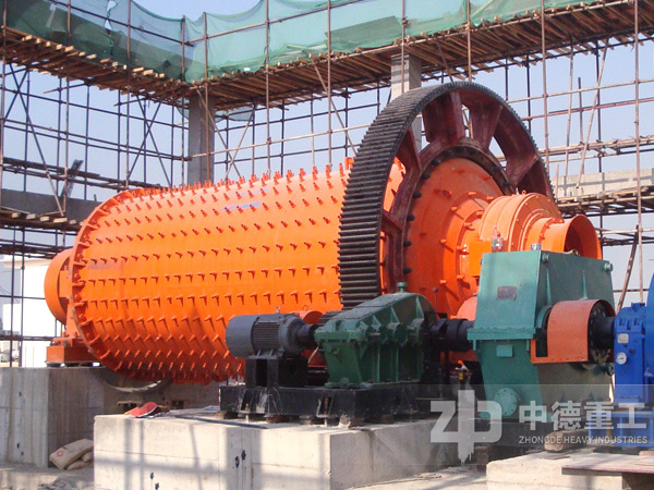 球磨機(jī)開始工作