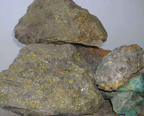 銅礦石物料有差別