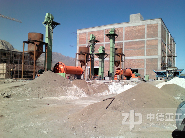 棒式球磨機制沙現(xiàn)場