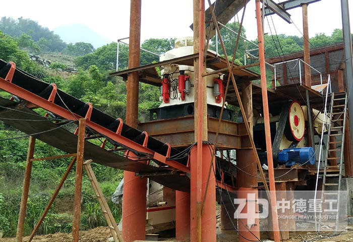 顎式破碎機(jī)加圓錐破碎機(jī)生產(chǎn)線 顎式破碎機(jī)加圓錐破碎機(jī)生產(chǎn)線